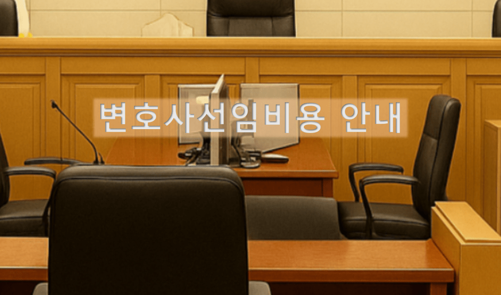 변호사선임비용안내